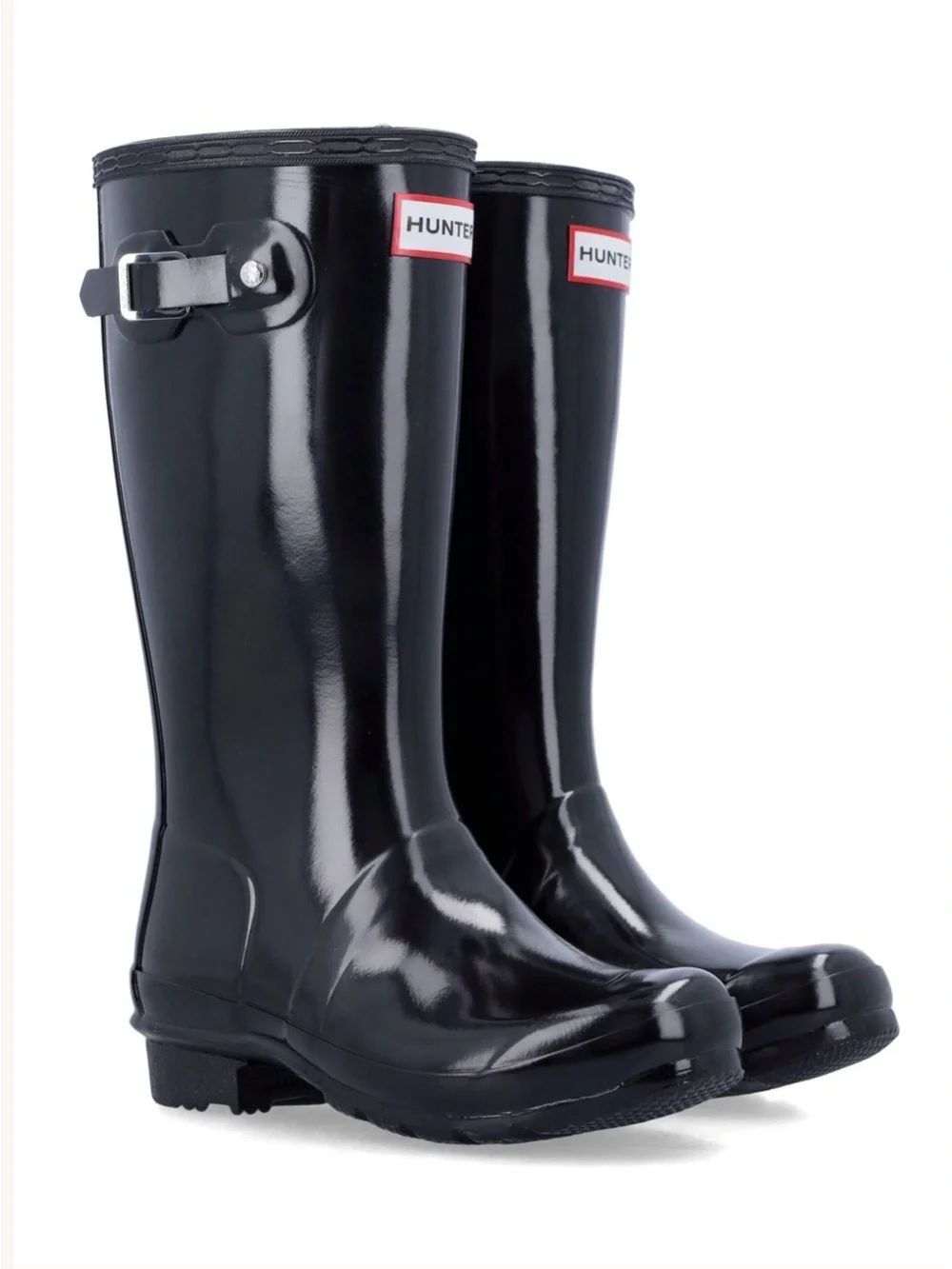 Hunter Original Tall Gloss Kids Rainboot Navy